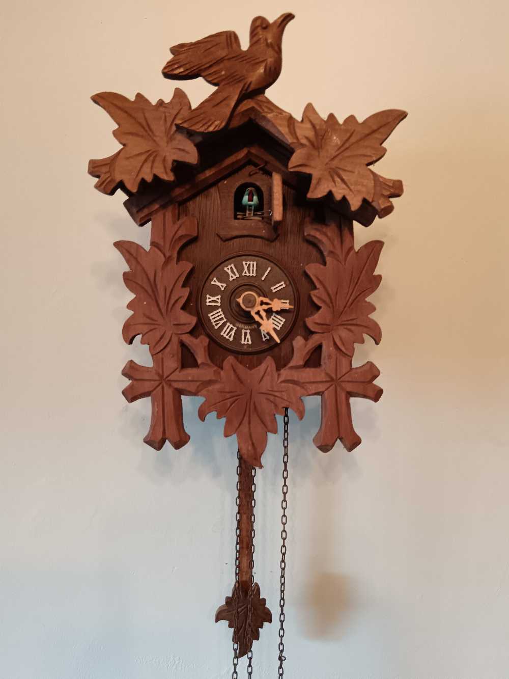 Cuckoo & Wall Clocks Cuckoo Clock made in West Germany was sold for