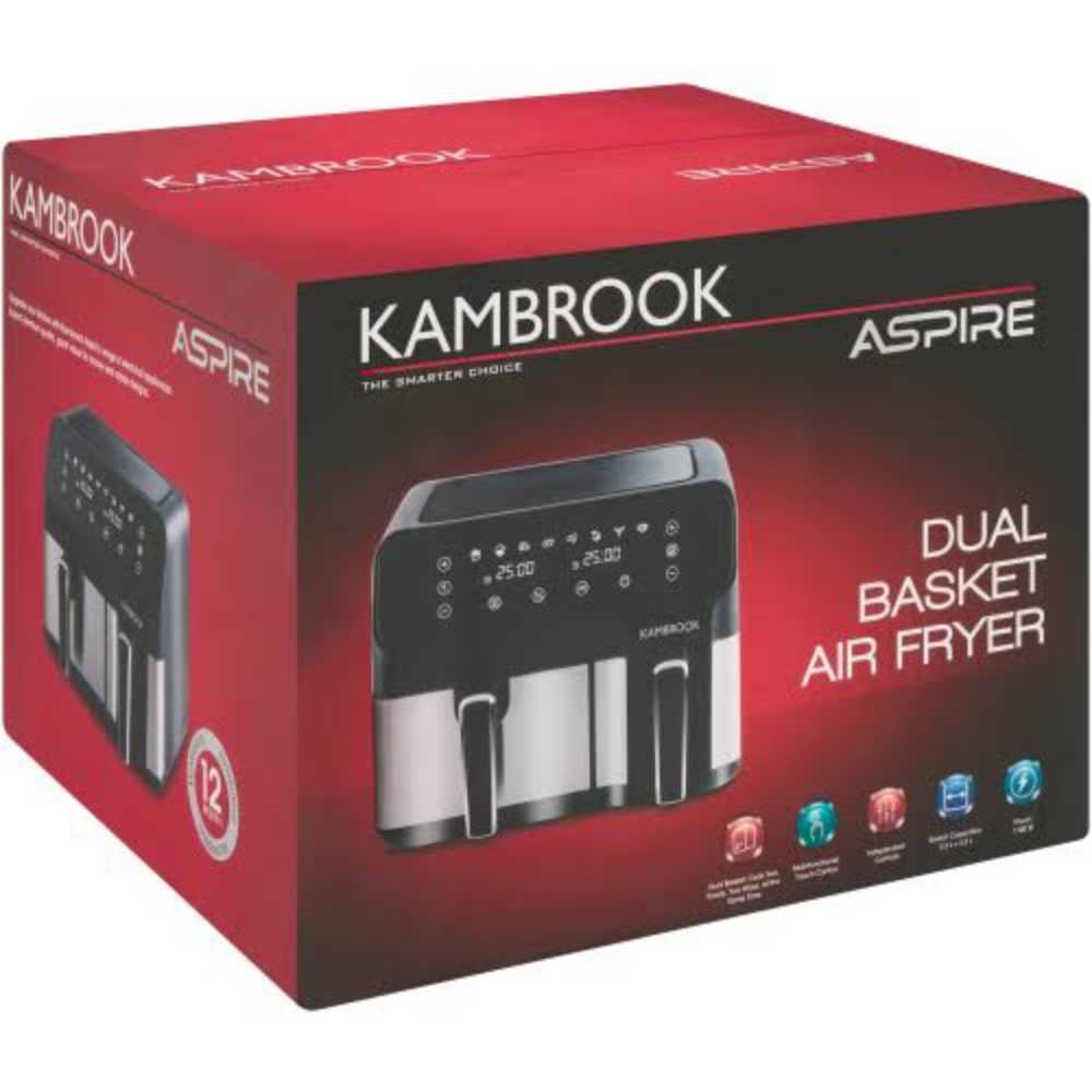 Air Fryers Kambrook 8.5L dual basket airfryer (brand new) for sale in