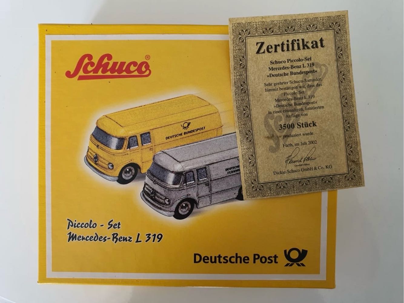 Schuco Piccolo 01711 – Chromveteranen – Série 1998 – Boîte D'origine