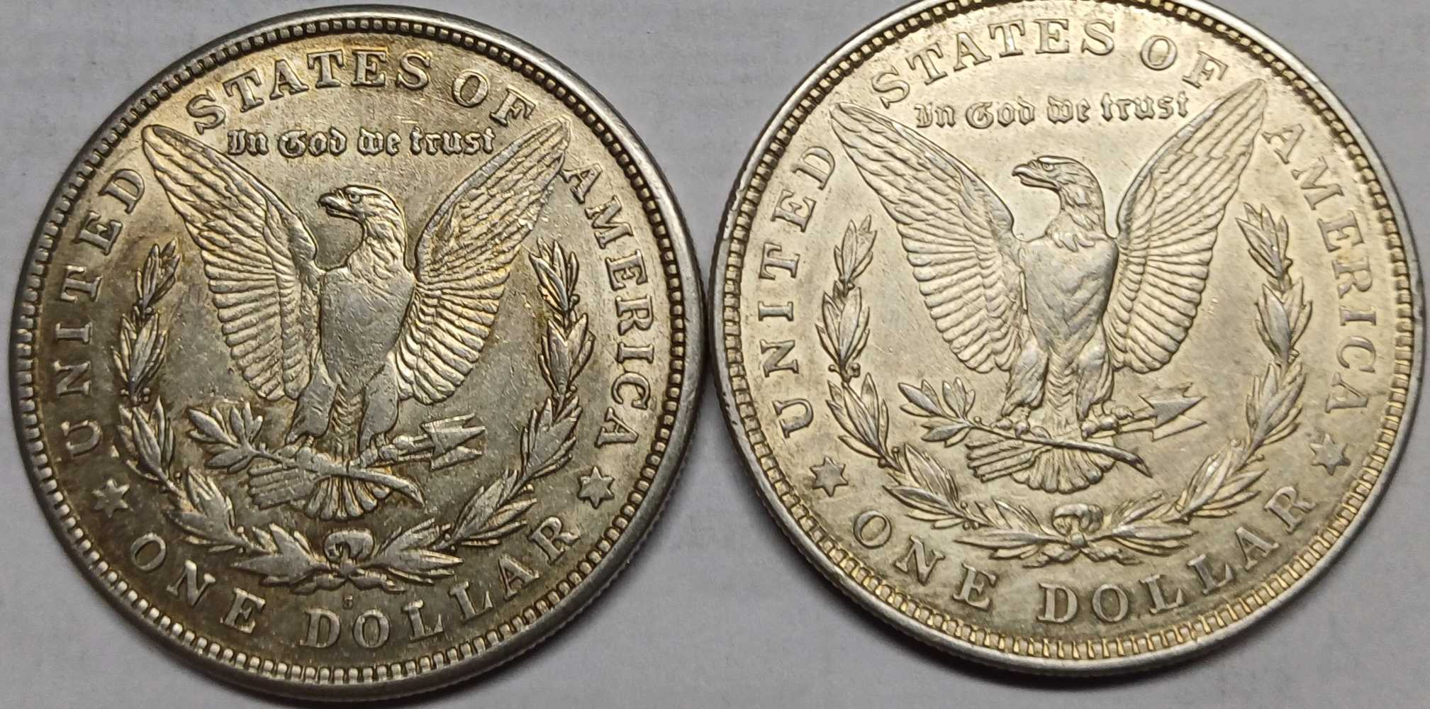 Stationery 2x 1921 90 SilverUSA Dollars still good condition for sale in Mossel Bay (ID