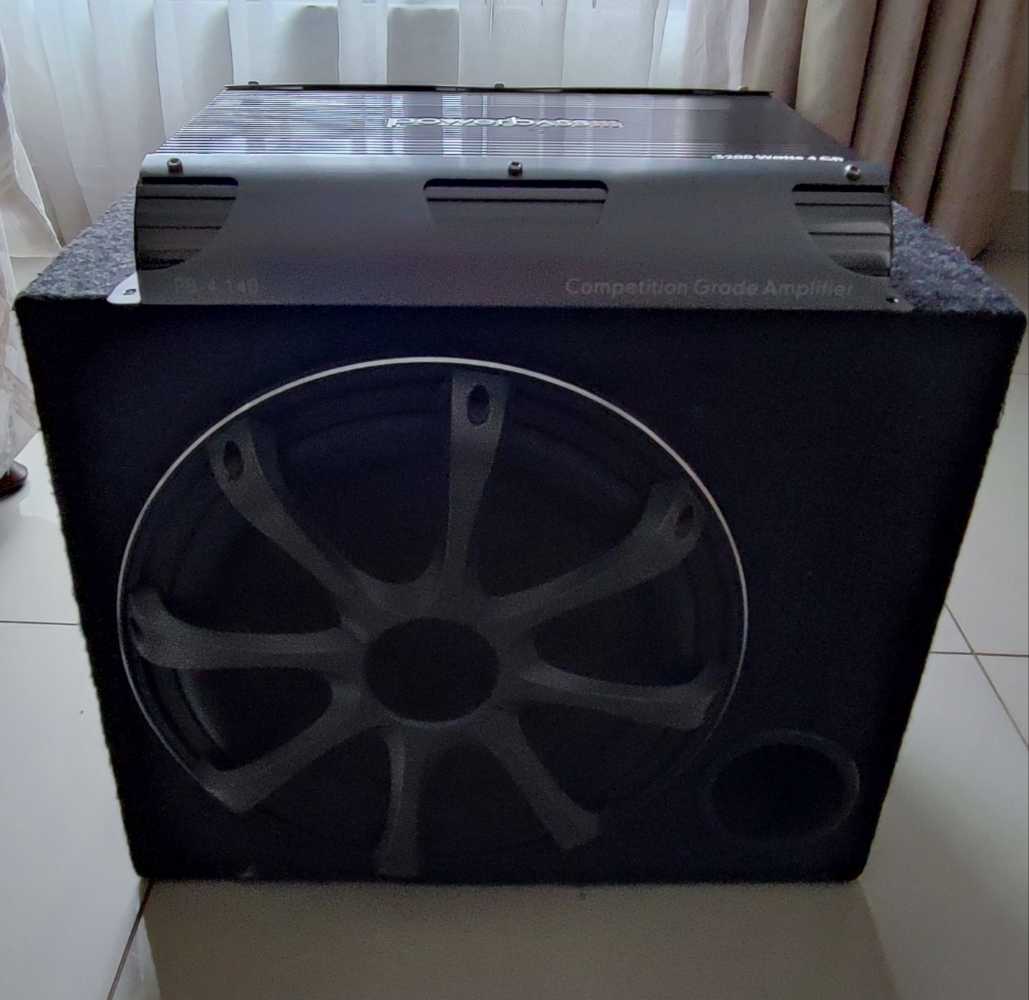 Amplifiers & Equalizers - Pioneer 12 inch sub + powerbass 3200 watt amp
