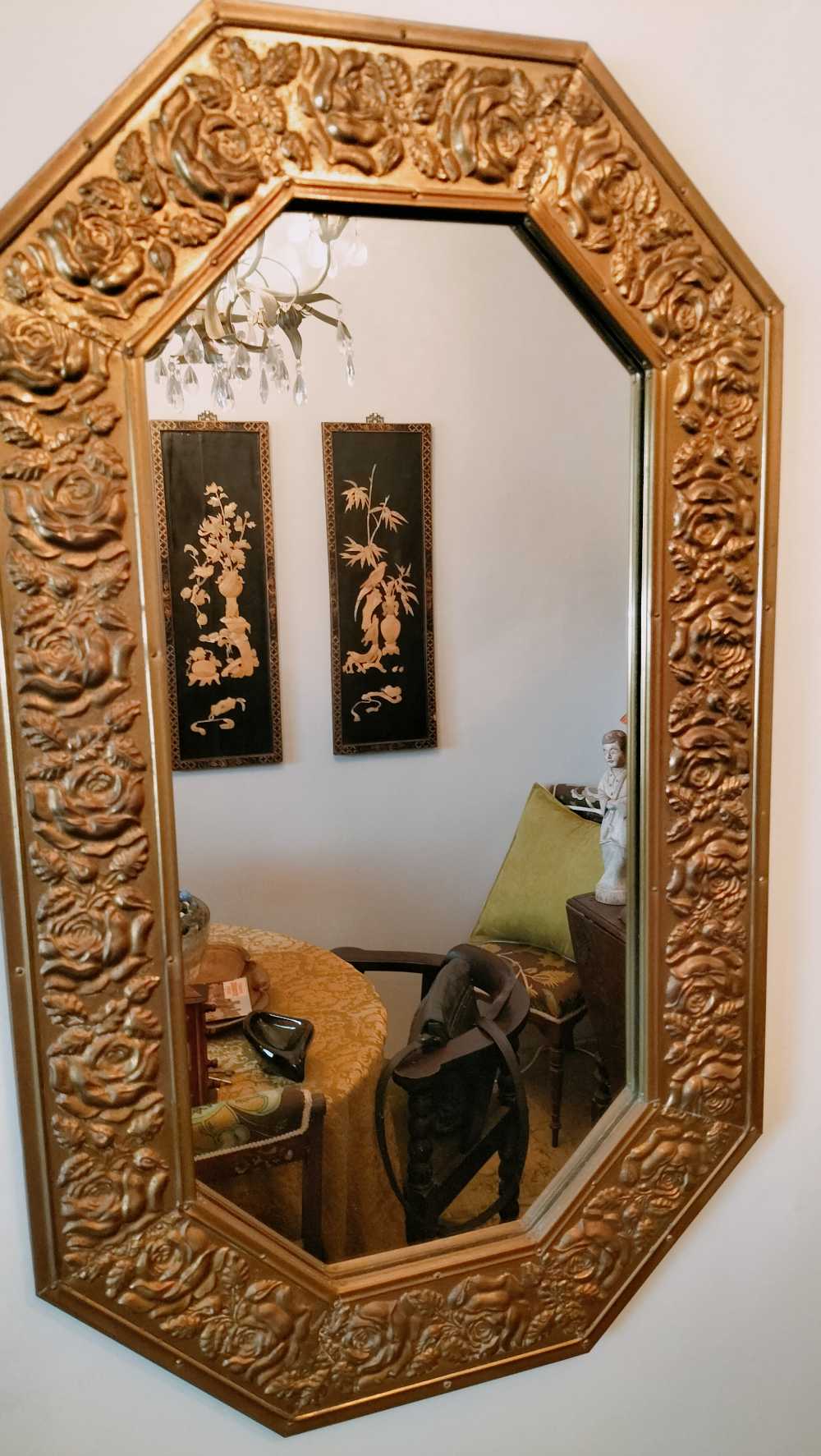 Frames & Mirrors Brass Repousse Mirror for sale in Durban (ID612292493)