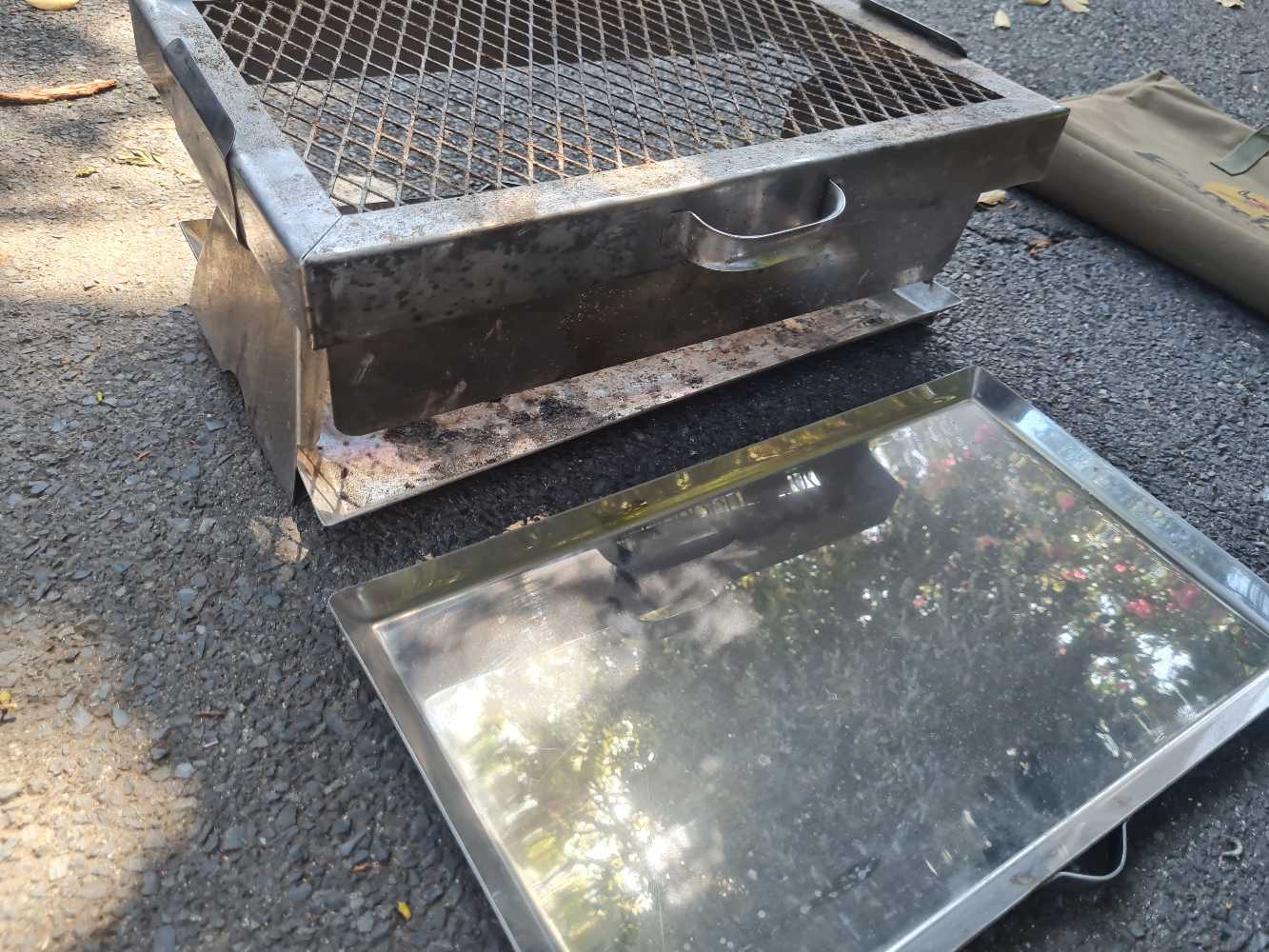 Braais - Bosveld braai tas. Stainless steel braai in carry bag for sale ...